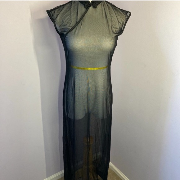 Sandra Darren Other - S-M Sheer Black Tango Dress or lingerie, either way, okay ;)